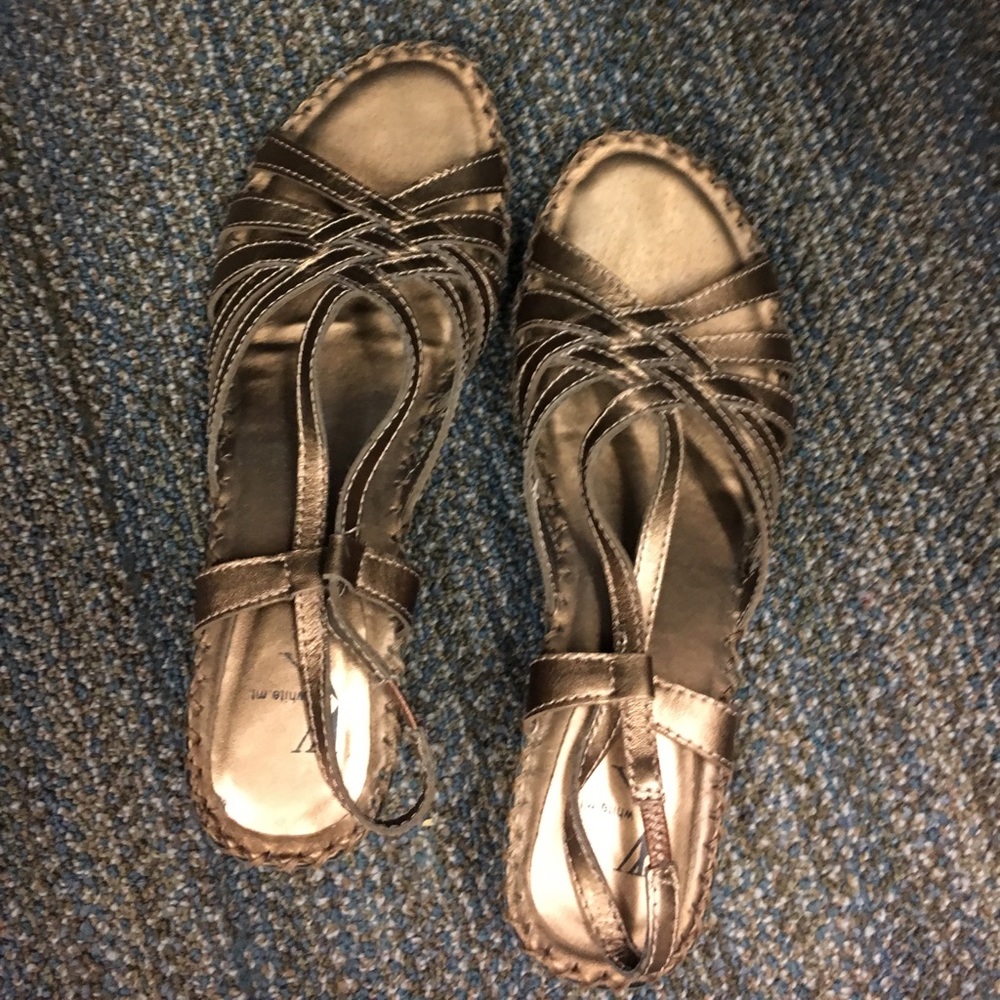 Bronze sandals